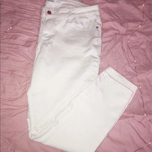 White jeans size 12